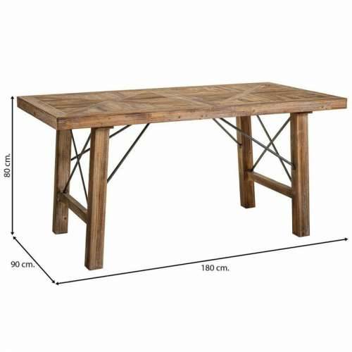 Stol Alexandra House Living Smeđa 80 x 77 x 160 cm Cijena