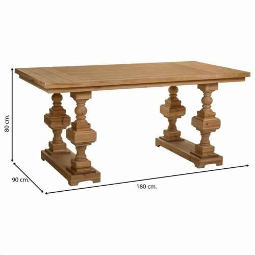 Stol Alexandra House Living Smeđa 90 x 80 x 180 cm Cijena