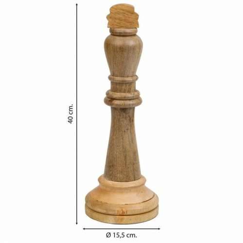 Ukrasna figura Alexandra House Living Smeđa Drvo Manga Šah 15 x 40 x 15 cm Cijena