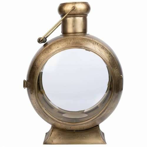 Svijećnjak Alexandra House Living zlatan Metal Staklo Željezo 21 x 47 x 33 cm Cijena