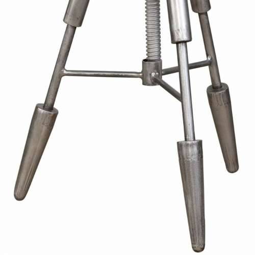 Tabure Alexandra House Living Smeđa Koža Metal Željezo 39 x 55 x 39 cm Cijena