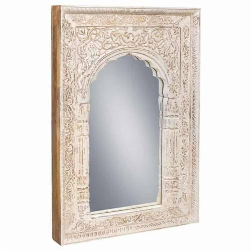 Zidno ogledalo Alexandra House Living Krema 6 x 60 x 87 cm Pravokutno Cijena