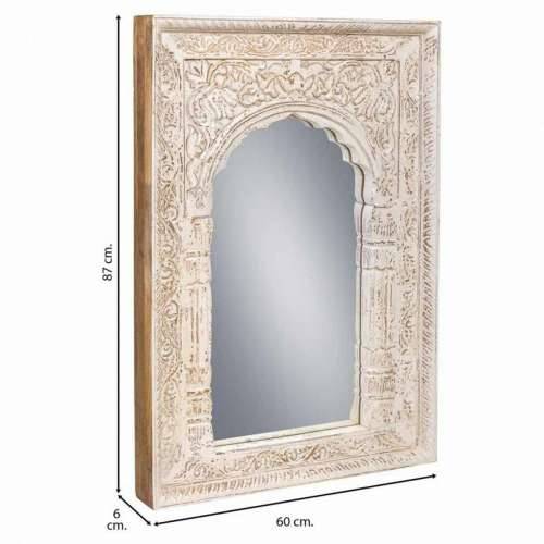 Zidno ogledalo Alexandra House Living Krema 6 x 60 x 87 cm Pravokutno Cijena