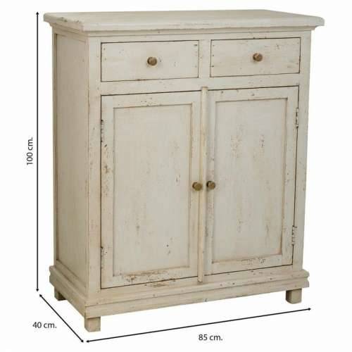 Ormarić s ladice Alexandra House Living Bijela 40 x 100 x 85 cm Cijena
