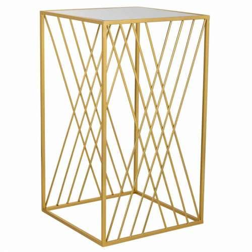 Kutni stol Alexandra House Living Zlato 40 x 70 x 40 cm Cijena