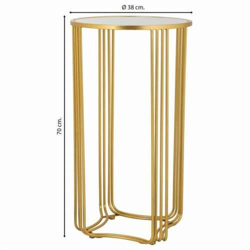 Kutni stol Alexandra House Living Zlato 38 x 70 x 38 cm Cijena