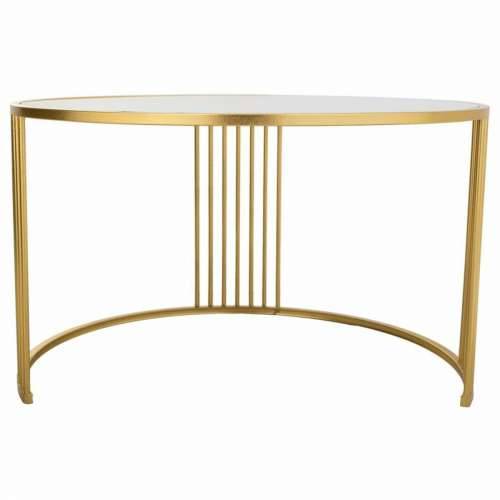 Stolić za dnevni boravak Alexandra House Living Zlato Željezo Ogledalo Drvo MDF 80 x 48 x 80 cm Cijena