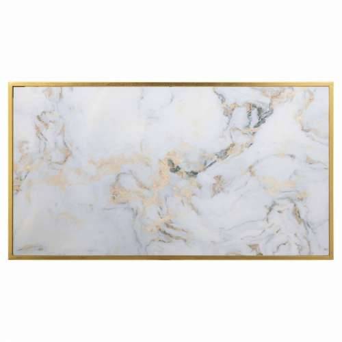 Stolić za dnevni boravak Alexandra House Living Zlato Metal Papir Željezo Drvo MDF 60 x 45 x 110 cm Cijena