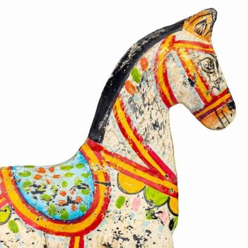 Ukrasna figura Alexandra House Living Drvo Manga Konj 7 x 24 x 22 cm Cijena
