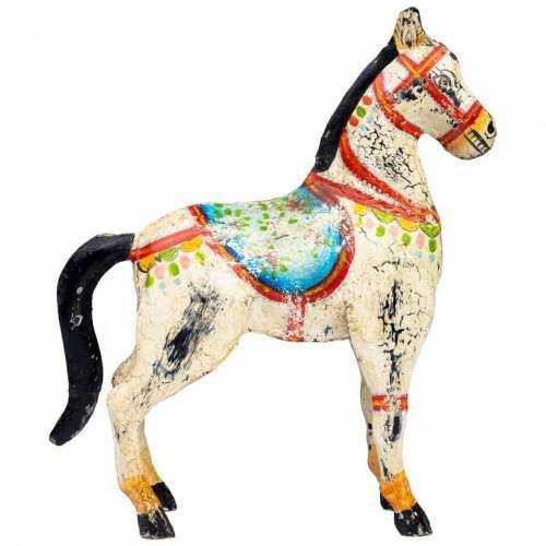 Ukrasna figura Alexandra House Living Drvo Manga Konj 9 x 34 x 31 cm Cijena