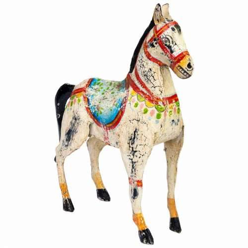 Ukrasna figura Alexandra House Living Drvo Manga Konj 9 x 34 x 31 cm Cijena