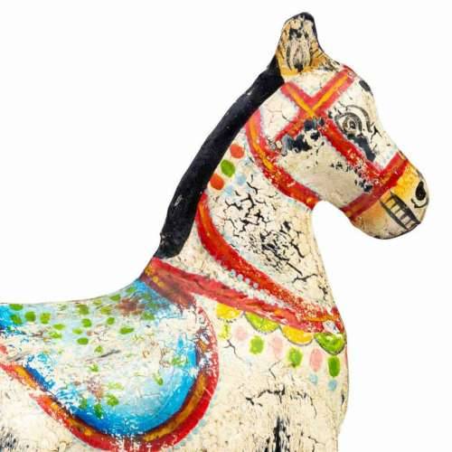 Ukrasna figura Alexandra House Living Drvo Manga Konj 9 x 34 x 31 cm Cijena