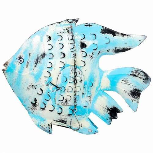 Ukrasna figura Alexandra House Living Plava Drvo Manga Riba 8 x 46 x 62 cm Cijena
