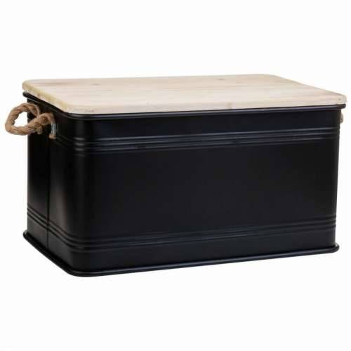 Škrinja Alexandra House Living Factory Crna konoplja Metal Jelovina 38 x 60 x 33 cm Cijena
