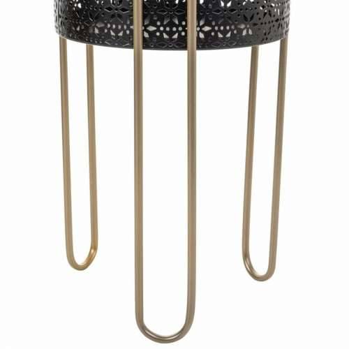 Set žardinjera Alexandra House Living Crna Metal Željezo 26 x 150 x 26 cm 2 Dijelovi Cijena