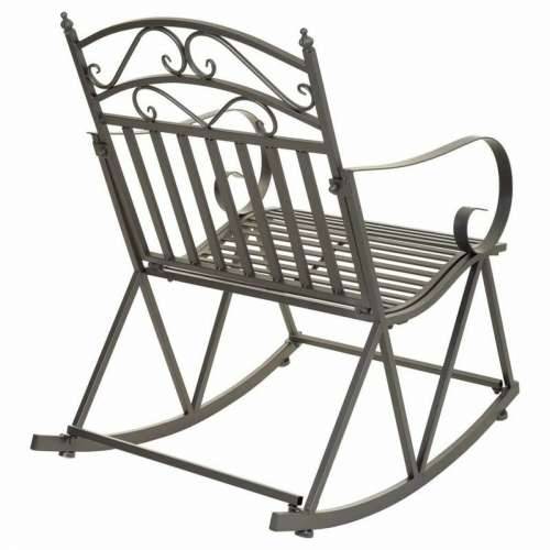 Stolica za ljuljanje Alexandra House Living Smeđa Željezo 24 x 45 x 24 cm Cijena