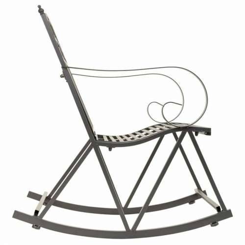Stolica za ljuljanje Alexandra House Living Smeđa Željezo 24 x 45 x 24 cm Cijena