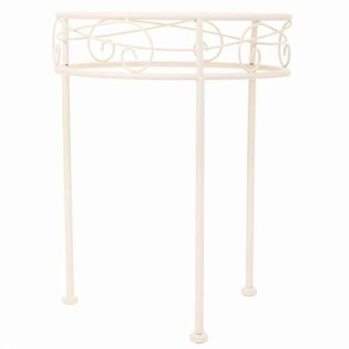 Stalak za Teglu za Cvijeće Alexandra House Living Bijela Metal Željezo 30 x 120 x 30 cm Cijena