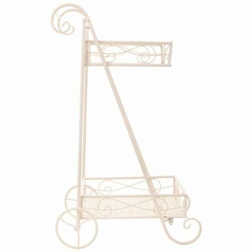 Stalak za Teglu za Cvijeće Alexandra House Living Bijela Metal Željezo 23 x 65 x 28 cm Cijena