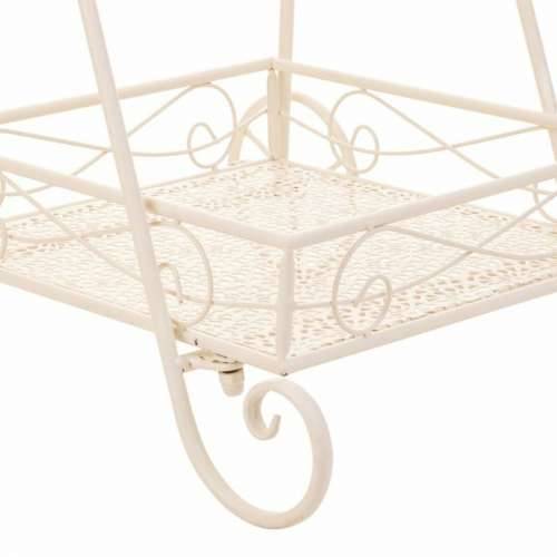Stalak za Teglu za Cvijeće Alexandra House Living Bijela Metal Željezo 23 x 65 x 28 cm Cijena