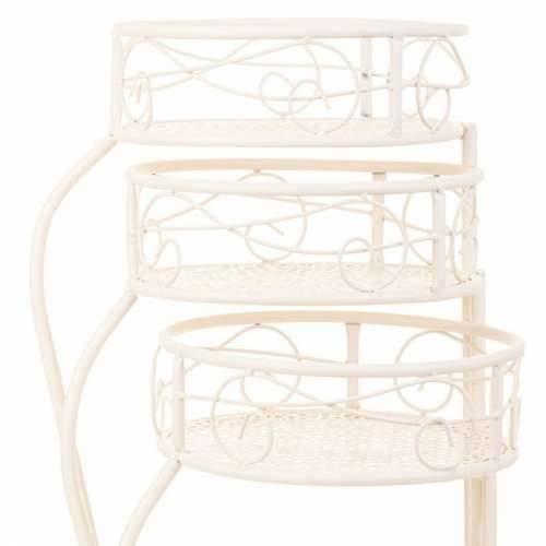 Stalak za Teglu za Cvijeće Alexandra House Living Bijela Metal Željezo 34 x 76 x 40 cm Cijena