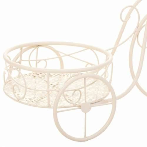 Stalak za Teglu za Cvijeće Alexandra House Living Bijela Metal Željezo Bicikl 30 x 61 x 55 cm Cijena