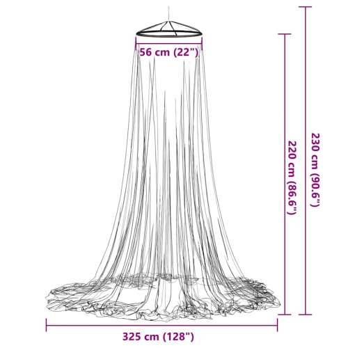 Mreža protiv komaraca za krevet 220 bijela 56 x 56 x 220 cm - 1020 cm Cijena