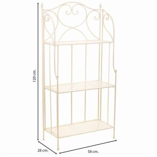 Polica Alexandra House Living Bijela Metal Željezo 30 x 70 x 30 cm Cijena