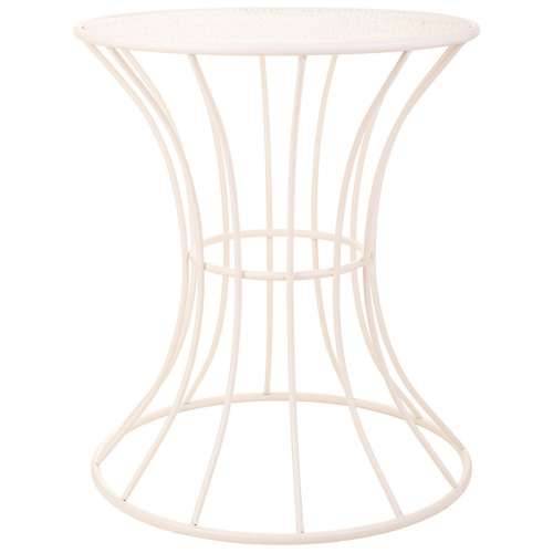 Pomoćni stolić Alexandra House Living Bijela Željezo 20 x 50 x 21 cm Cijena