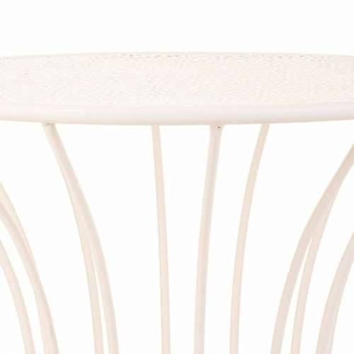 Pomoćni stolić Alexandra House Living Bijela Željezo 20 x 50 x 21 cm Cijena