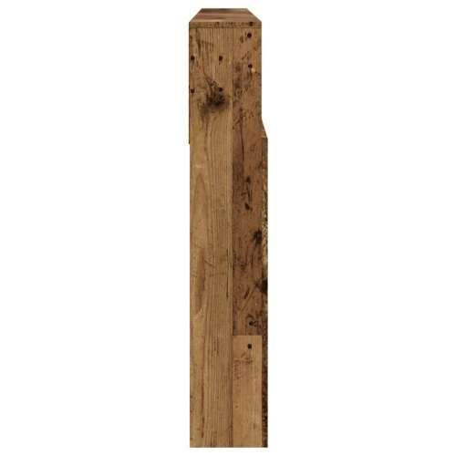 Uzglavlje s ormarićem boja starog drva 200x19x103,5 cm drveni - Staro drvo 200 x 19 x 103.5 cm 1 Cijena