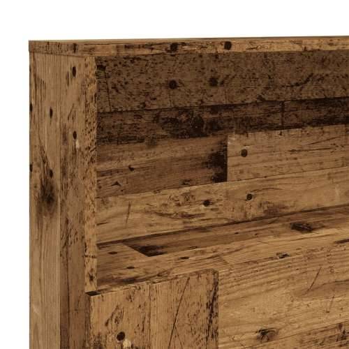 Uzglavlje s ormarićem boja starog drva 200x19x103,5 cm drveni - Staro drvo 200 x 19 x 103.5 cm 1 Cijena