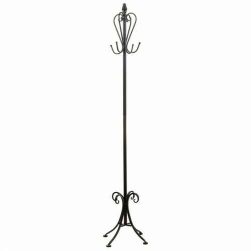 Mēteļu stends Alexandra House Living Crna 90 x 214 x 161 cm Cijena