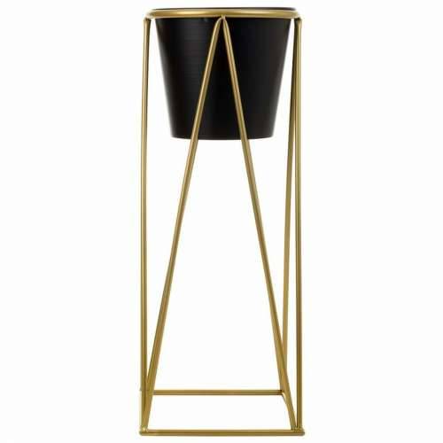 Set žardinjera Alexandra House Living Crna Metal Željezo 26 x 68 x 80 cm 2 Dijelovi Cijena