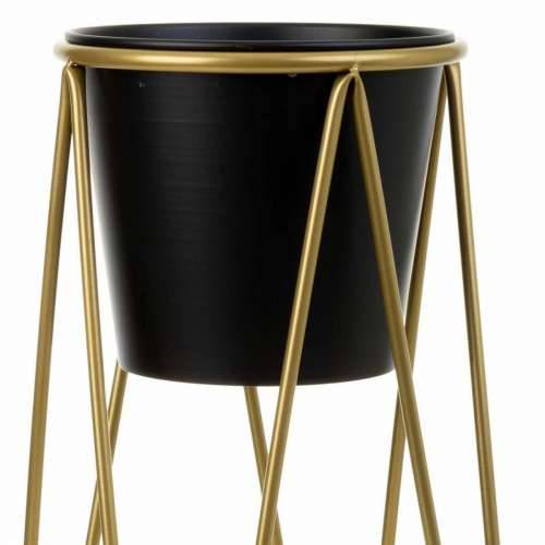 Set žardinjera Alexandra House Living Crna Metal Željezo 26 x 68 x 80 cm 2 Dijelovi Cijena