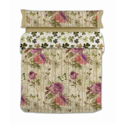 Set pokrivača za poplun Lois VINTAGE Smeđa Krevet od 90 150 x 230 cm 3 Dijelovi Cijena