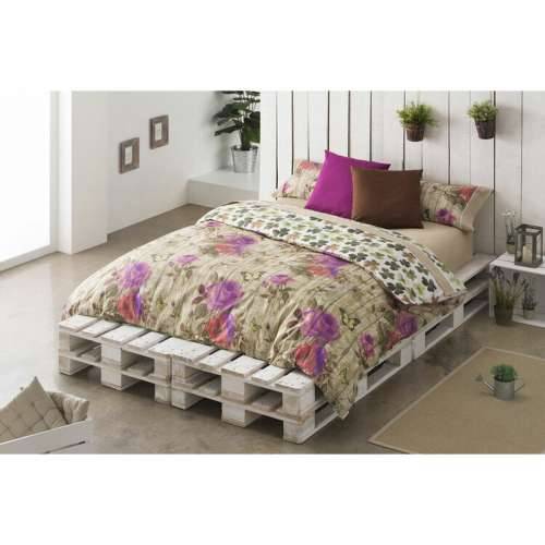 Set pokrivača za poplun Lois VINTAGE Smeđa Krevet od 90 150 x 230 cm 3 Dijelovi Cijena