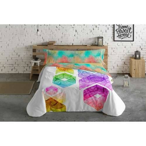 Set pokrivača za poplun Lois INDIO P. Bež Krevet od 135 220 x 230 cm 3 Dijelovi Cijena