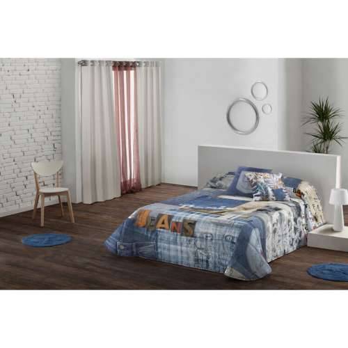 prekrivač Lois PATCH P. Plava Krevet od 90 180 x 260 cm (2 Dijelovi) Cijena