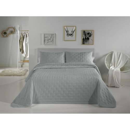 prekrivač Pierre Cardin DOTS Biserno Siva Krevet od 180 (3 Dijelovi) Cijena