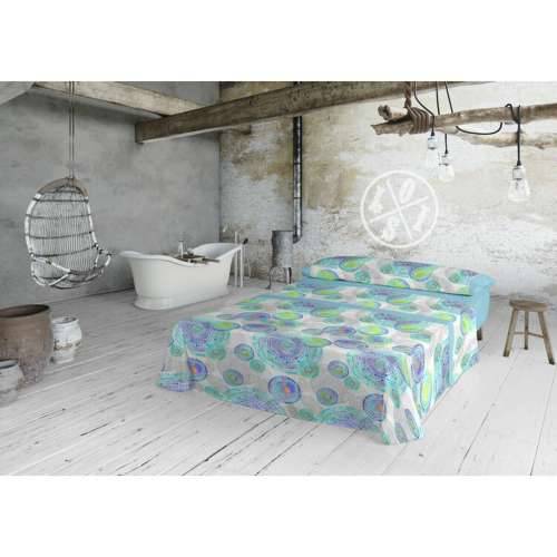 Set posteljine Lois ALBANY Plava Krevet od 180 Cijena