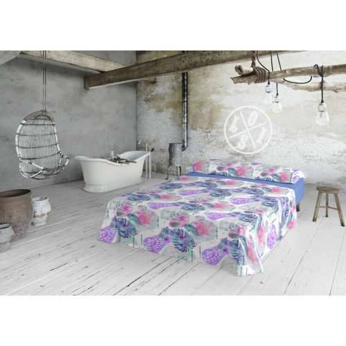 Set posteljine Lois TROPIC Plava Krevet od 105 Cijena