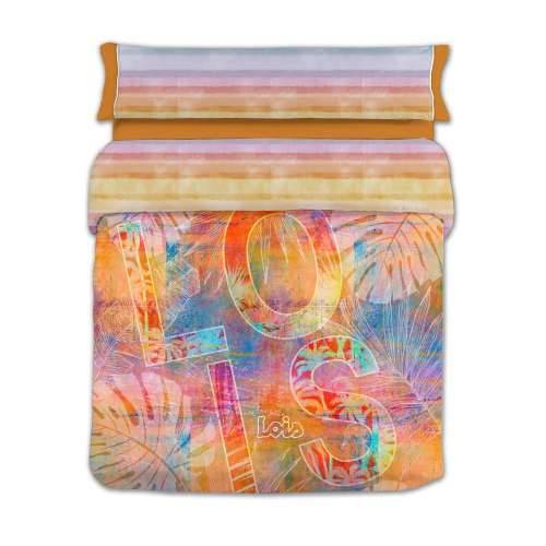 Set pokrivača za poplun Lois CORSO P. Oranžna Krevet od 150 240 x 230 cm 4 Dijelovi Cijena