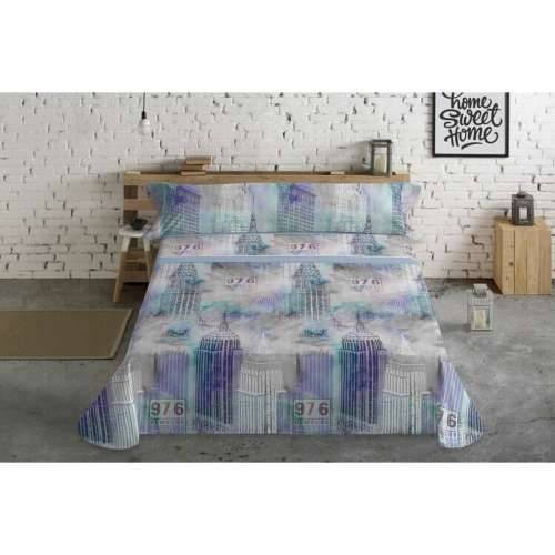 Set posteljine Pierre Cardin SKYLINE Plava Krevet od 105 Cijena