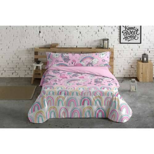Set pokrivača za poplun Pierre Cardin Unicornios Roza Krevet od 105 3 Dijelovi Cijena