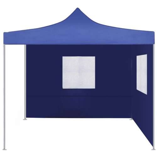 Sklopivi šator s 2 zida 3 x 3 m plavi Cijena
