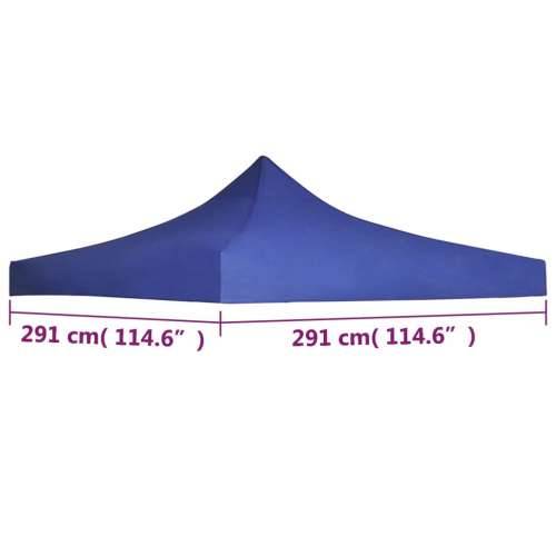 Krov za šator za zabave 3 x 3 m plavi Cijena