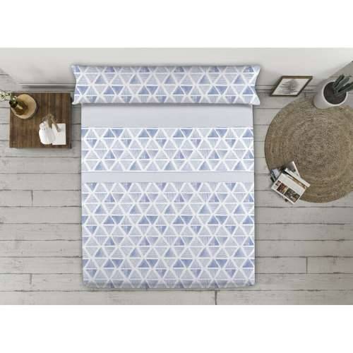 Set posteljine Happy Home TRIANGLES AH Plava Krevet od 135 Cijena