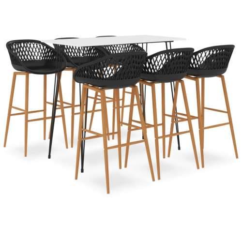 7-dijelni barski set bijelo-crni - Bijela i crna 6 7 Cijena