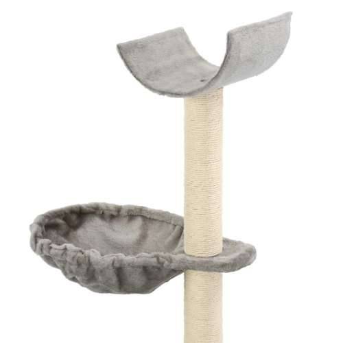 Penjalica za mačke sa stupovima za grebanje od sisala 105 cm siva Cijena